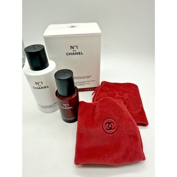 CHANEL Other - Chanel N°1 De Chanel Limited Sport Set Serum Body Mist 30ml 140ml‎ Wristbands